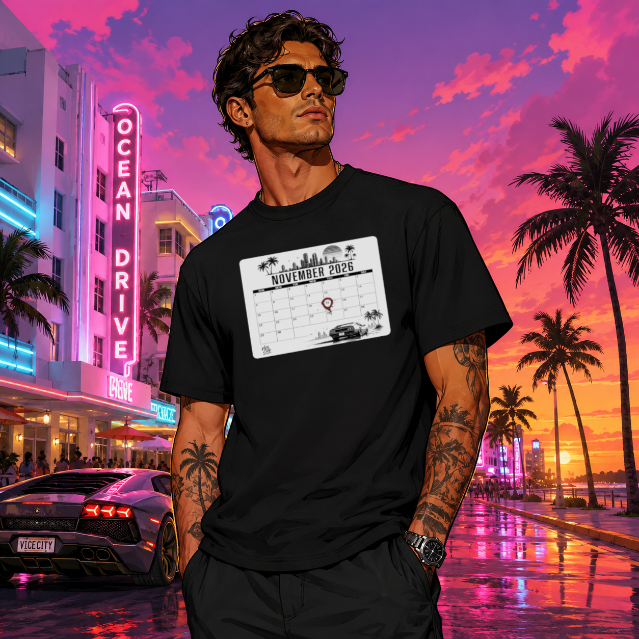 Calendar November 19 Unisex t-shirt